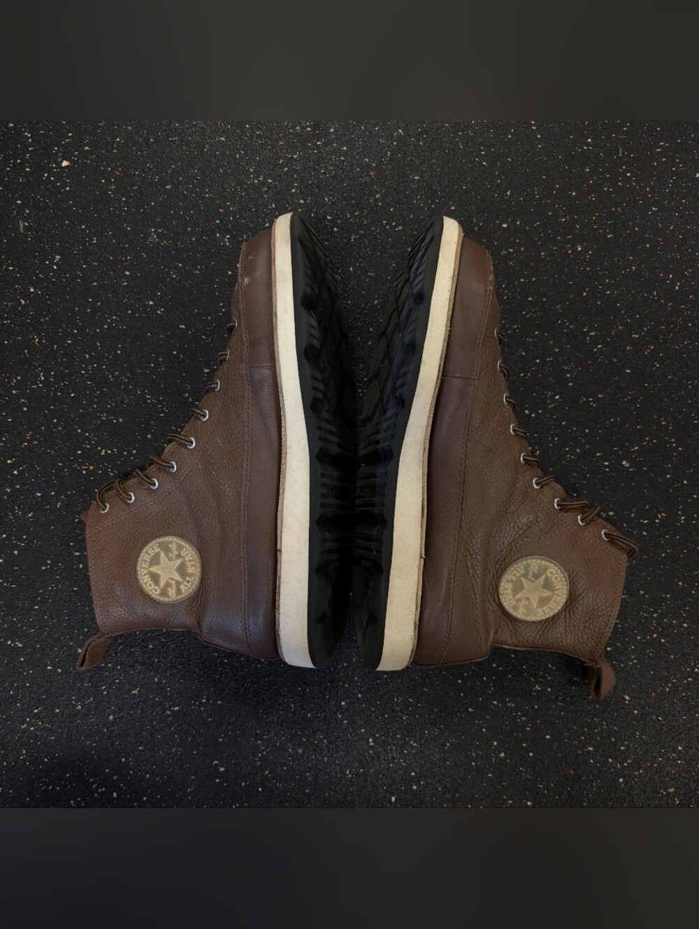 Converse Chuck Taylor All Star Crafted Boot Brown Leather Men's Size 12 162354C